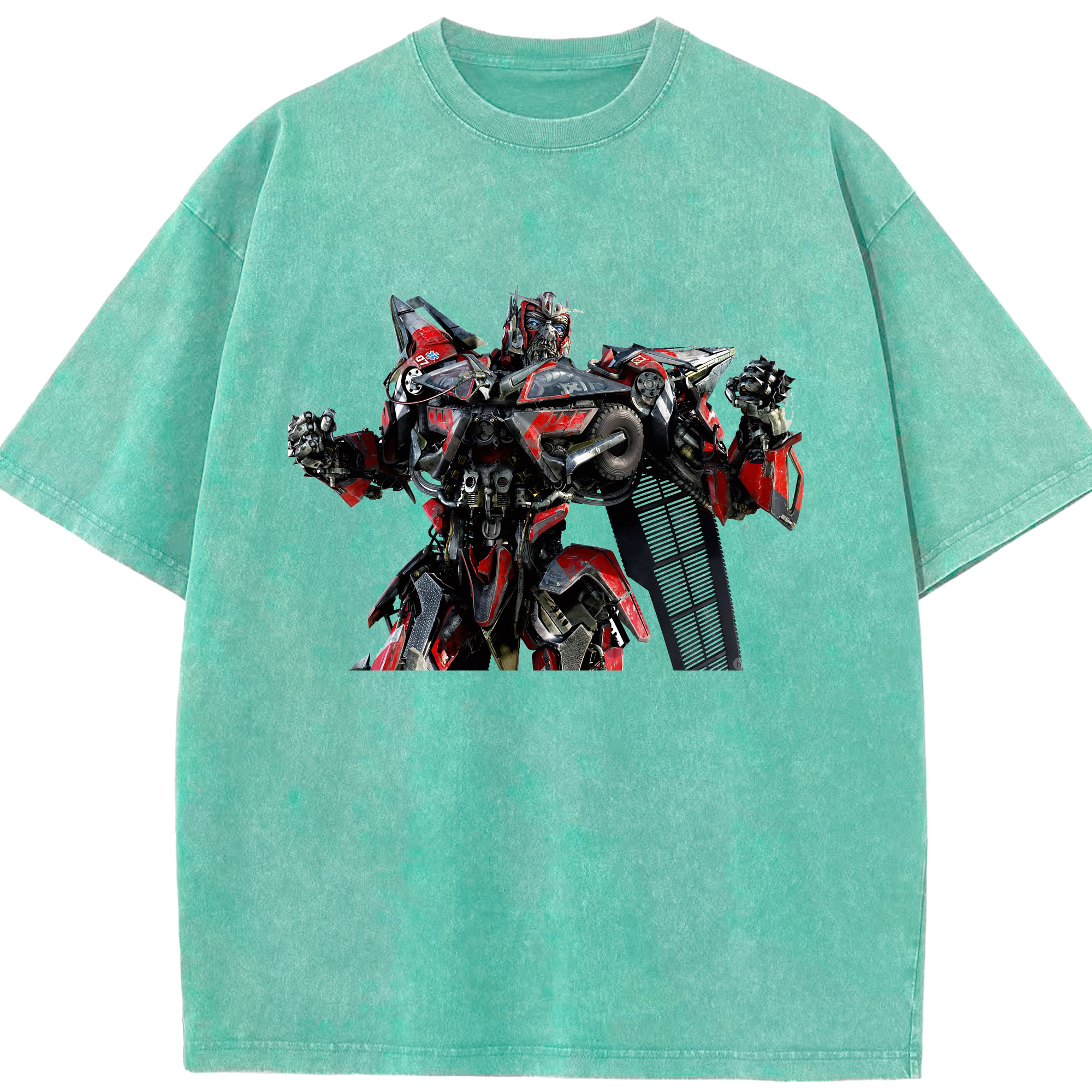 （画像用） Transformers トランスフォーマー 綿100% ヴィンテージ風 半袖Tシャツ（フロントプリント）